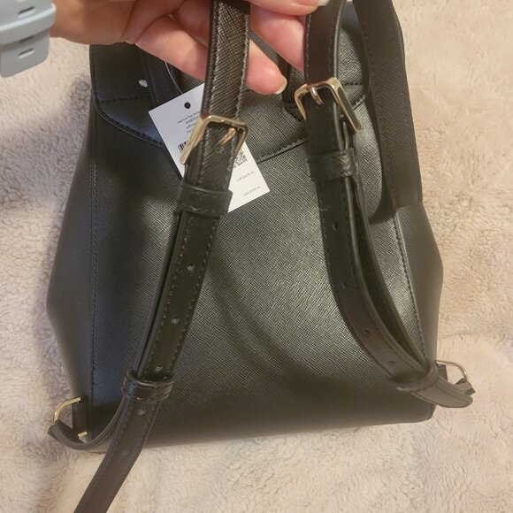 ♠️Kate Spade Black Medium Flap Backpack♠️ - Picture 13 of 16